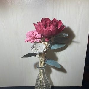 Diffuser Sola Wood Flower Peony, Carnation & Rose